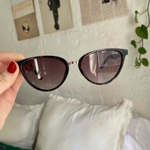 Quay Tortoise Shell Cat Eye Sunglasses